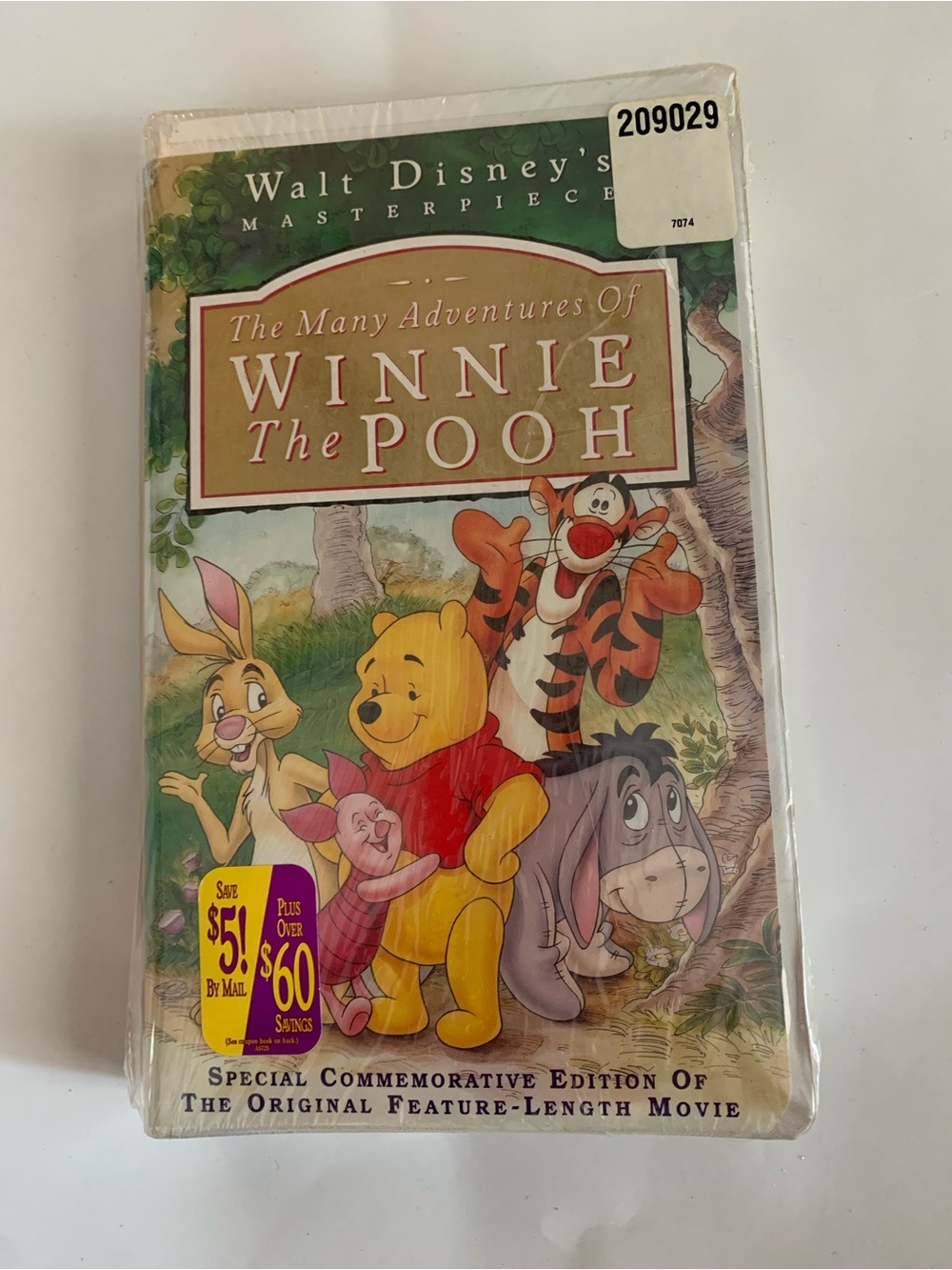 Sealed! Walt Disney Masterpiece “The Many Adventures of Winnie the Pooh”